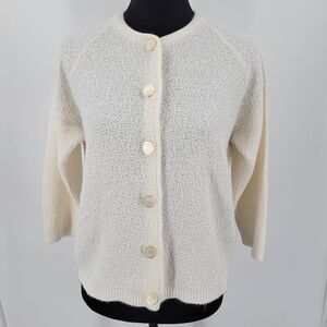 RosaLee Originals of California Vintage Sweater Womens Medium Cream Knit